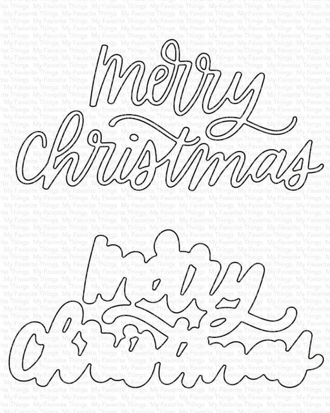 DIE MERRY CHRISTMAS