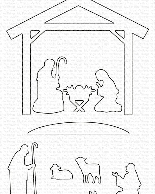 DIE NATIVITY SILHOUETTE