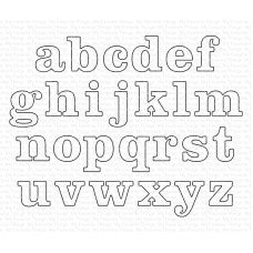 DIE MODERN SERIF ALPHABET