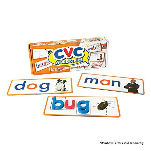 CVC WORD STRIPS - 24 PCS