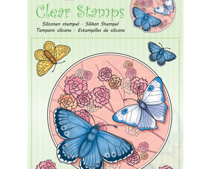 SELLO TRASPARENTE D/ MARIPOSAS