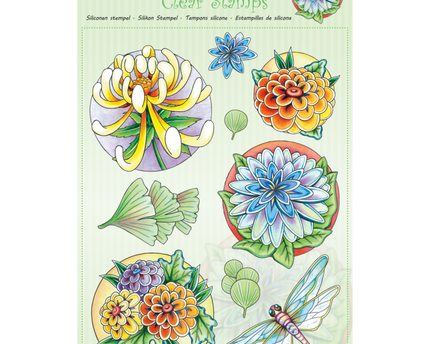 SELLOS TRANSPARENTE D/ FLORES GRD