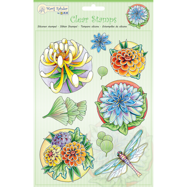 SELLOS TRANSPARENTE D/ FLORES GRD