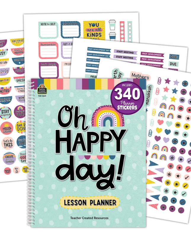 PLANNER OH HAPPY DAY LESSON