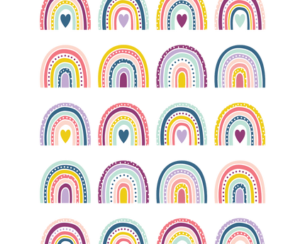 STICKERS OH HAPPY DAY RAINBOWS