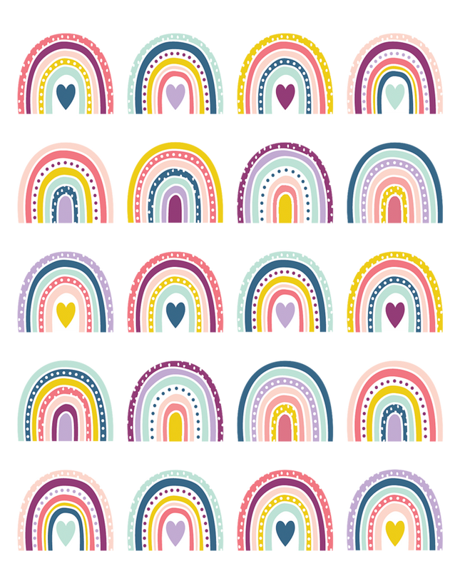 STICKERS OH HAPPY DAY RAINBOWS