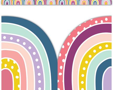 BORDE OH HAPPY DAY RAINBOWS
