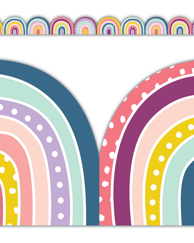 BORDE OH HAPPY DAY RAINBOWS