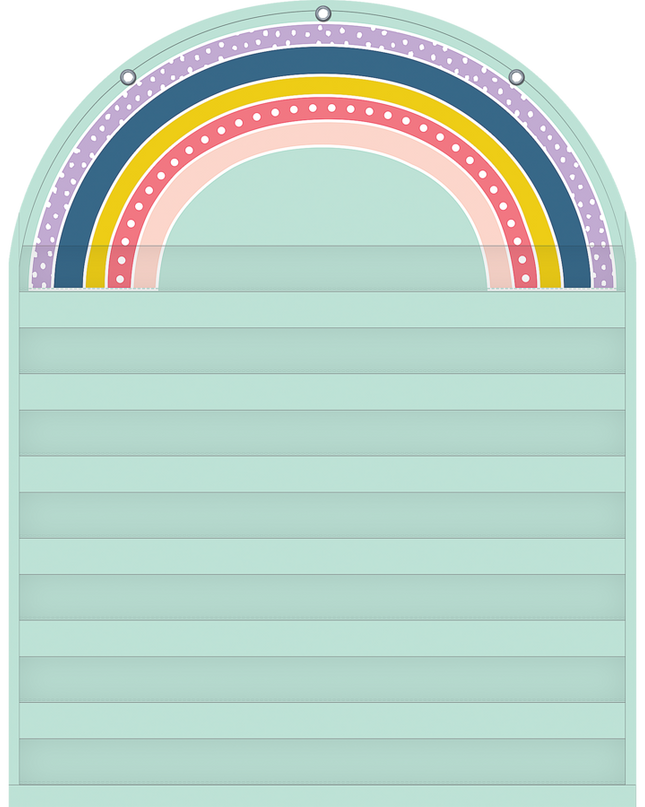 POCKET CHART OH HAPPY DAY RAINBOW 7