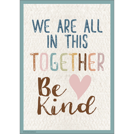 POSTER POSITIVE EVERYONE IS WELCOME WE ARE ALL IN THIS TOGETHER