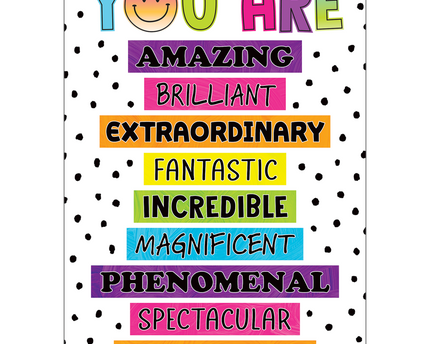 POSTER POSITIVE YOU ARE AMAZING