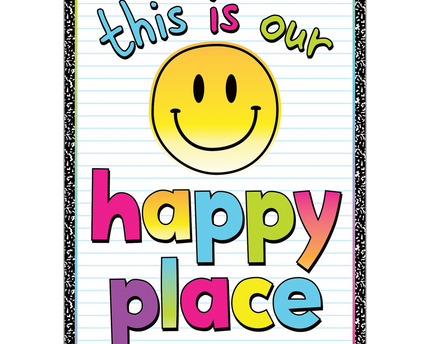 POSTER POSITIVE HAPPY PLACE