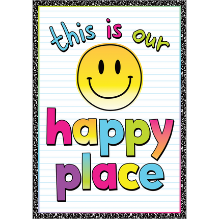 POSTER POSITIVE HAPPY PLACE