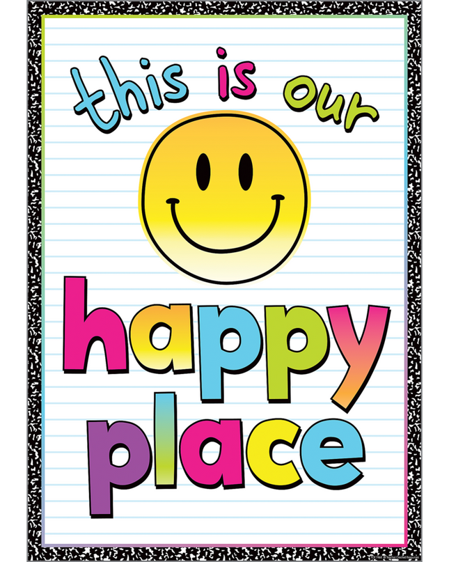 POSTER POSITIVE HAPPY PLACE