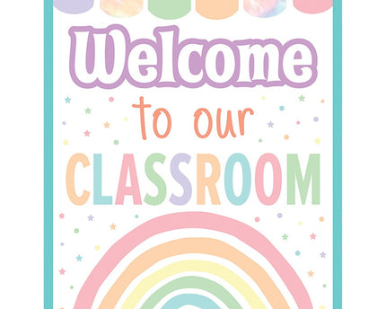 LAMINA PASTEL POP WELCOME TO OUR CLASSROOM