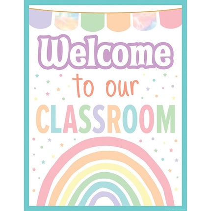 LAMINA PASTEL POP WELCOME TO OUR CLASSROOM