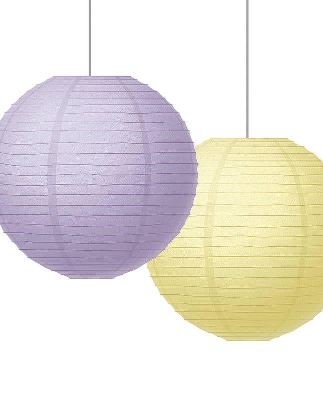 LINTERNAS COLGANTES DE PAPEL PASTEL POP 8"