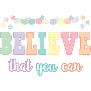 BULLETIN PASTEL POP BELIEVE THAT YOU CAN