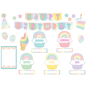 MINI BULLETIN PASTEL POP HAPPY BIRTHDAY