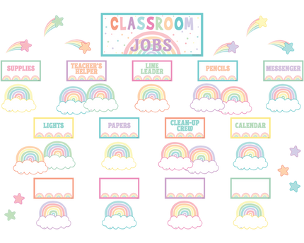 MINI BULLETIN PASTEL POP CLASSROOM JOBS