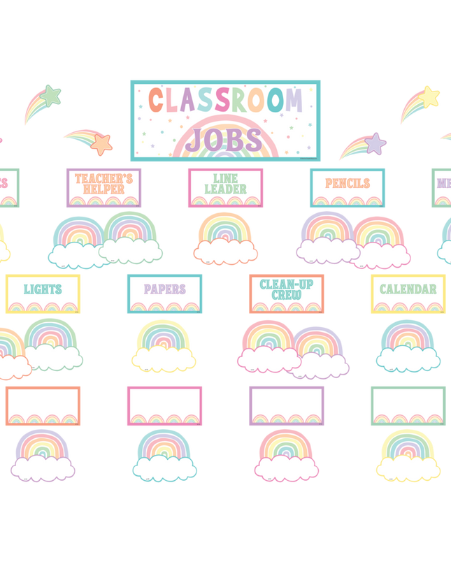 MINI BULLETIN PASTEL POP CLASSROOM JOBS