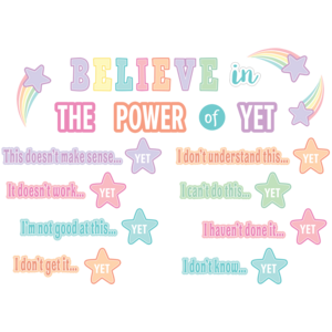 MINI BULLETIN PASTEL POP BELIEVE IN THE POWER OF YET