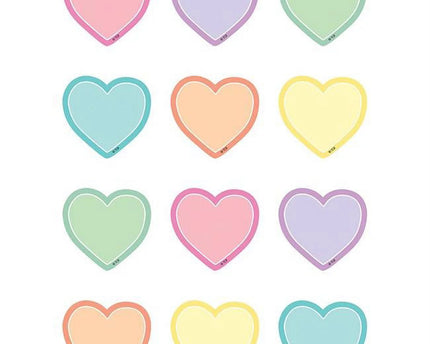 MINI ACCENTS PASTEL POP HEARTS