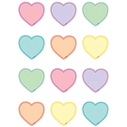 MINI ACCENTS PASTEL POP HEARTS