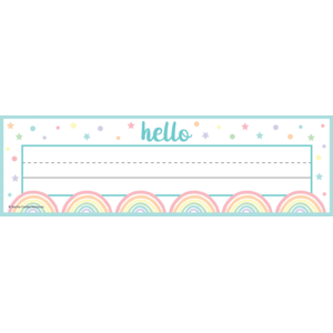 NAME PLATES PASTEL POP