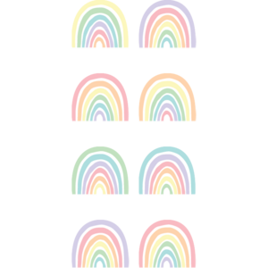 STICKERS MINI PASTEL POP RAINBOWS