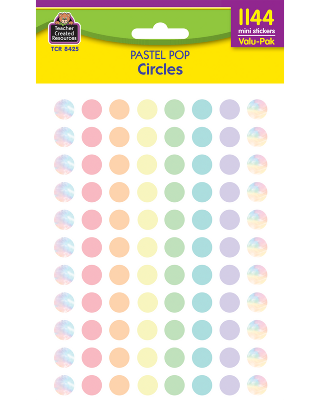 STICKERS MINI PASTEL POP CIRCLES