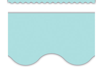 BORDE PASTEL BLUE SCALLOPED