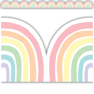 BORDE PASTEL POP RAINBOWS DIE-CUT