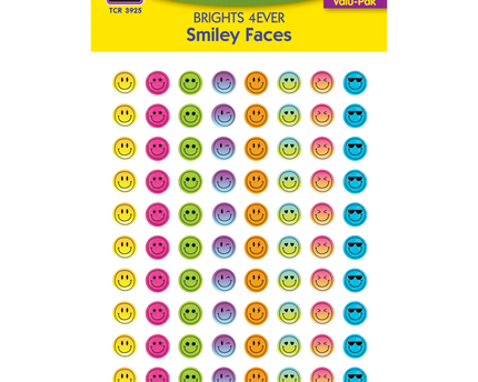 STICKERS MINI BRIGHTS 4EVER SMILEY FACES