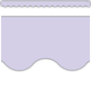 BORDE LAVENDER SCALLOPED
