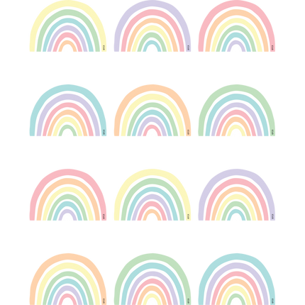 MINI ACCENTS PASTEL POP RAINBOWS