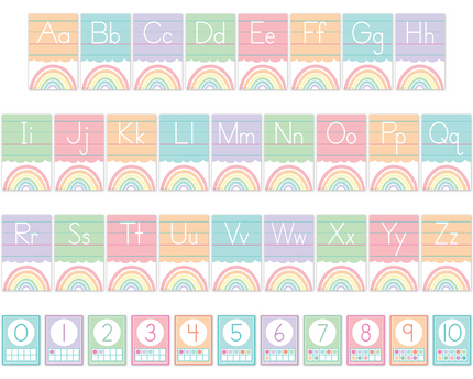 BULLETIN PASTEL POP ALPHABET