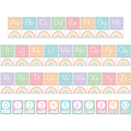 BULLETIN PASTEL POP ALPHABET