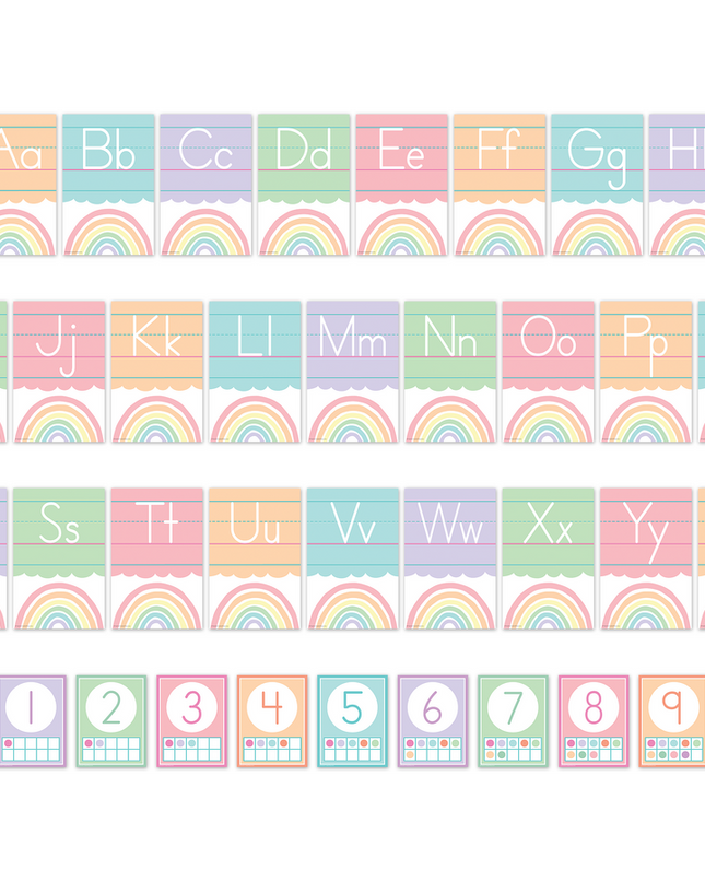 BULLETIN PASTEL POP ALPHABET