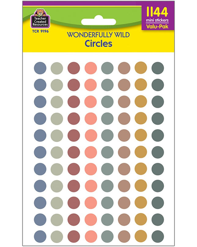 STICKERS MINI WONDERFULLY WILD CIRCLES