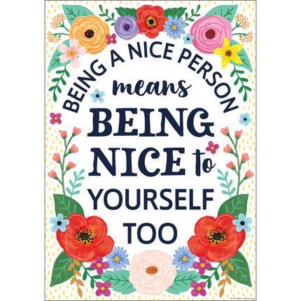 POSTER POSITIVE BEING A NICE PERSON