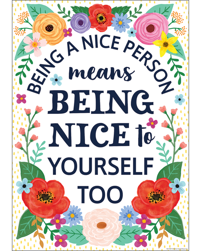 POSTER POSITIVE BEING A NICE PERSON