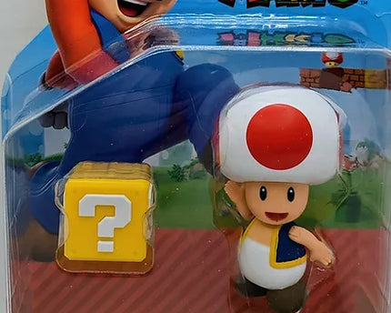JUGUETE FIGURA SUPER MARIO CON BLOQUE