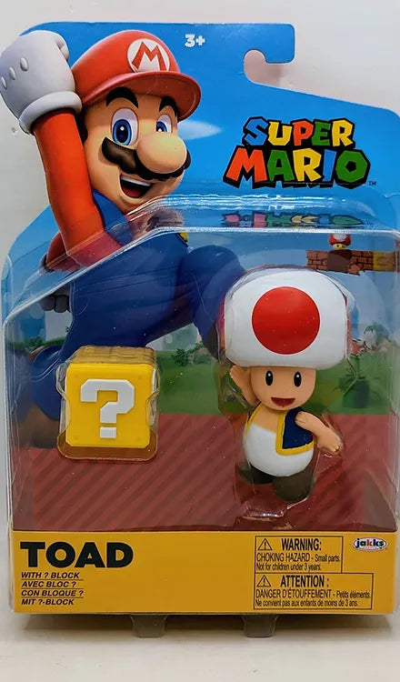 JUGUETE FIGURA SUPER MARIO CON BLOQUE