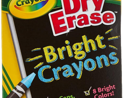 CRAYONES DRY ERASER CRAYOLA 8CLRS