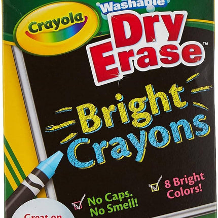 CRAYONES DRY ERASER CRAYOLA 8CLRS