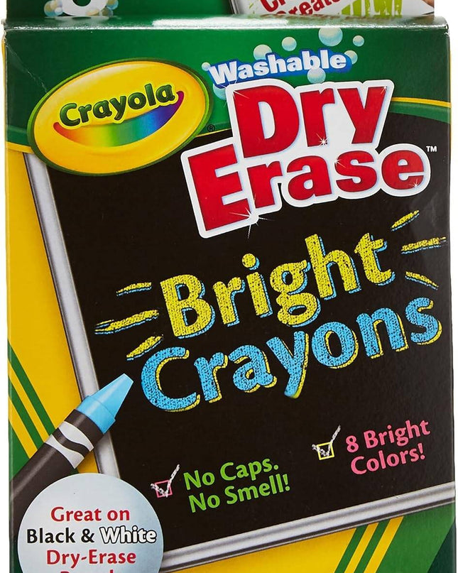 CRAYONES DRY ERASER CRAYOLA 8CLRS