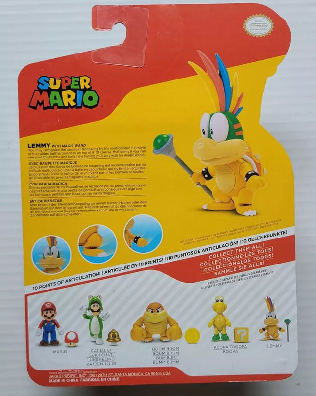 JUGUETE FIGURA SUPER MARIO CON VARITA MAGICA