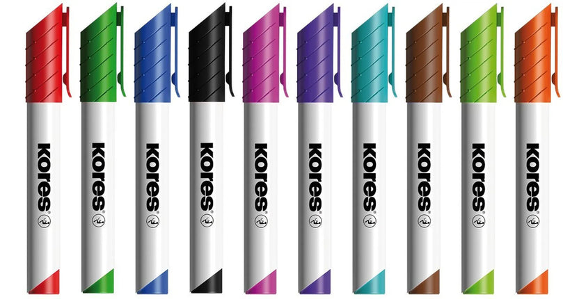 SET DE MARCADORES ACRILICOS KORES 10 UND