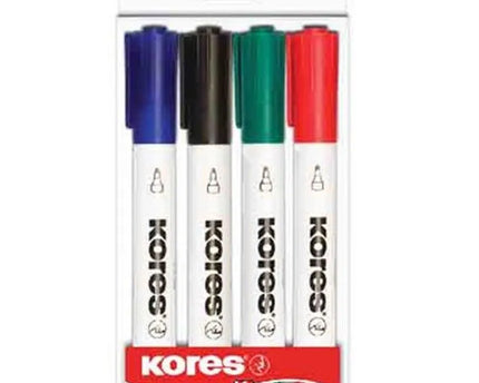 SET DE MARCADORES ACRILICOS KORES 4 UNID